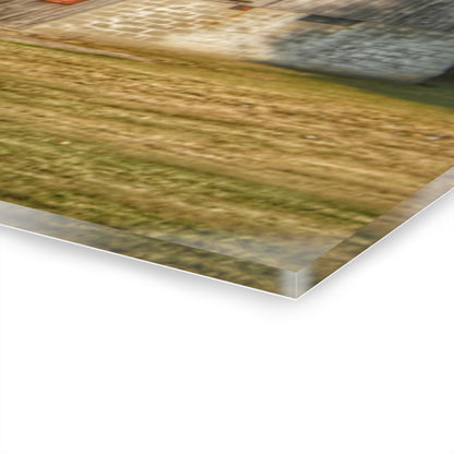 U R There Photography Irish Road Grey Rustic Farmhouse Acrylic Wall Print