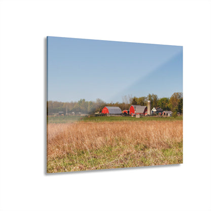 U R There Photography East Millington Road Farm Rustic Farmhouse Acrylic Wall Print