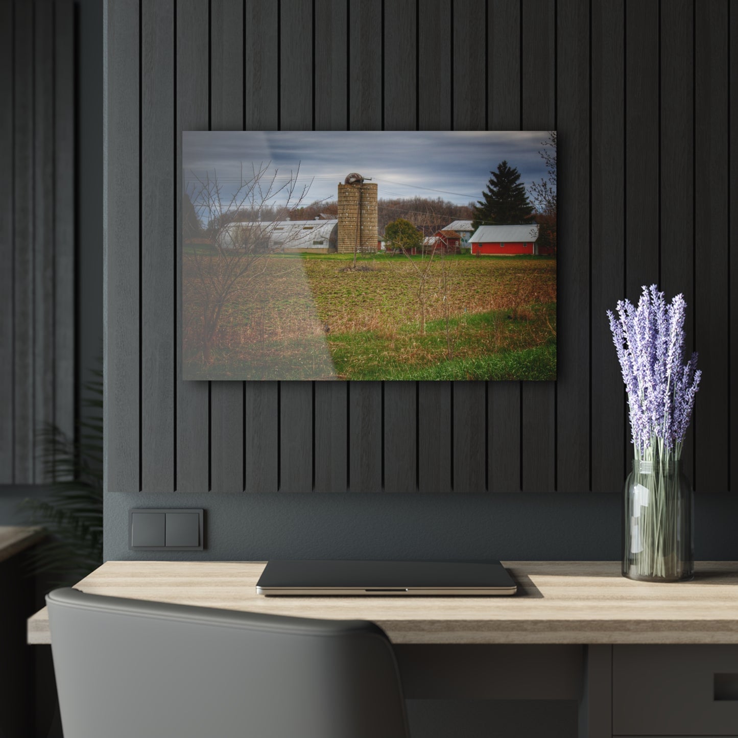 U R There Photography Fostoria Road Quonset Rustic Farmhouse Acrylic Wall Print