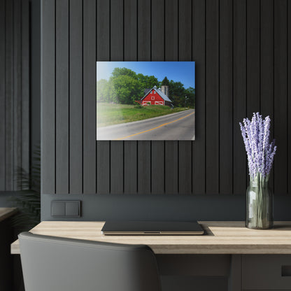 U R There Photography Metamora Red 2020 II Rustic Farmhouse Acrylic Wall Print