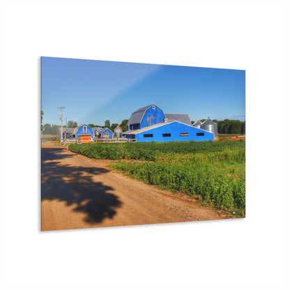 U R There Photography Kidder Road Blues I Rustic Farmhouse Acrylic Wall Print