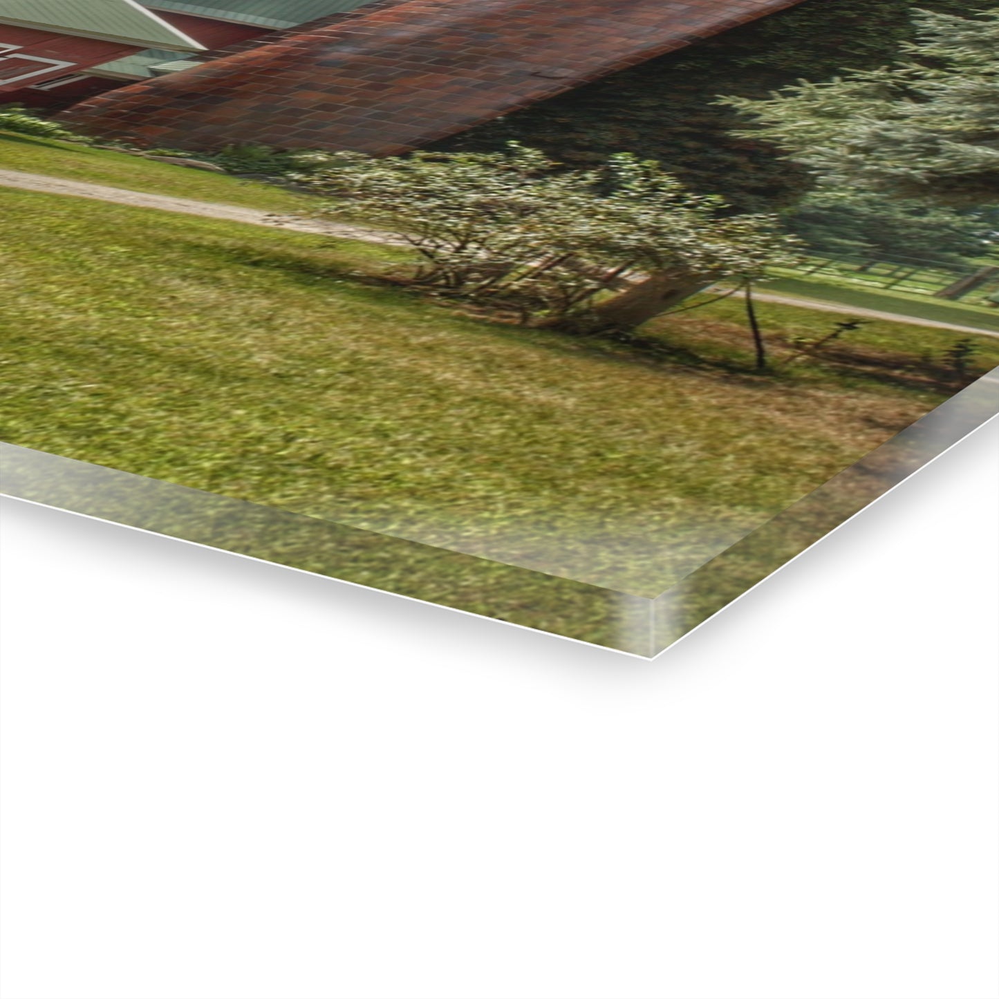 U R There Photography Metamora Country Red Rustic Farmhouse Acrylic Wall Print