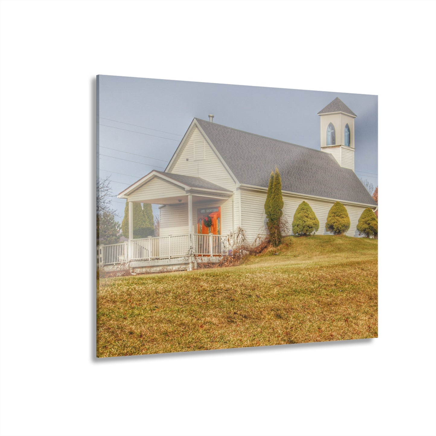U R There Photography Oxford Chapel Rustic Farmhouse Acrylic Wall Print