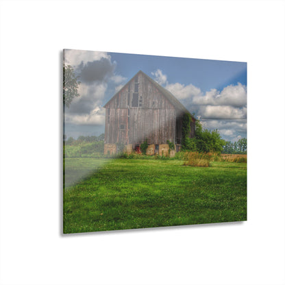 U R There Photography Bohms Road Grey II Rustic Farmhouse Acrylic Wall Print