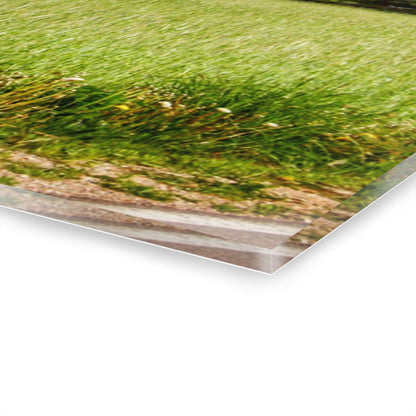 U R There Photography North Graf Road White Rustic Farmhouse Acrylic Wall Print