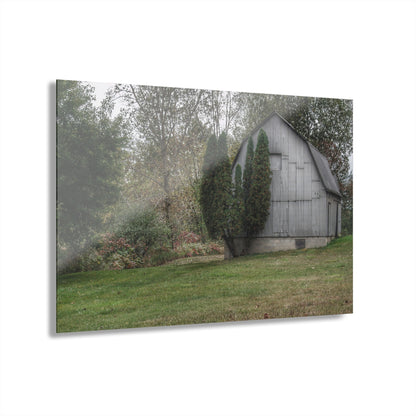 U R There Photography Milliman Road Grey Rustic Farmhouse Acrylic Wall Print