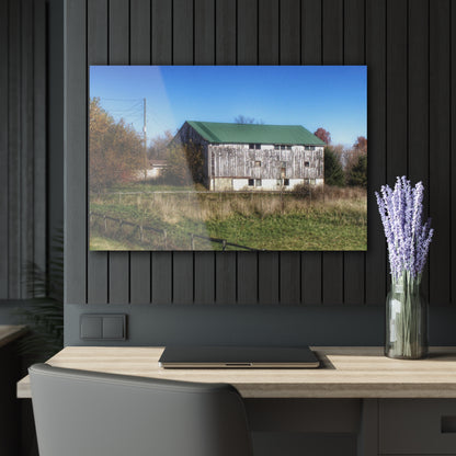 U R There Photography Hadley White Rustic Farmhouse Acrylic Wall Print