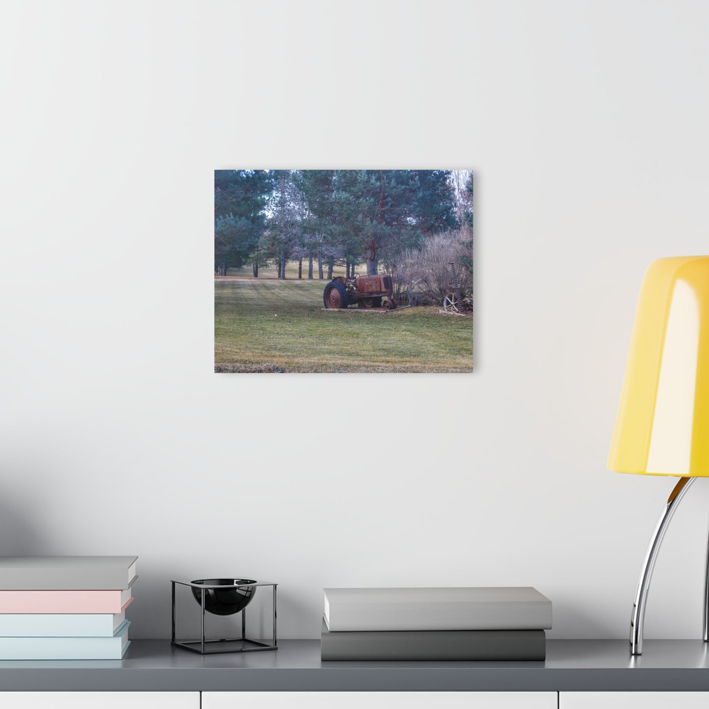 U R There Photography Casey Road Yard Art I Rustic Farmhouse Acrylic Wall Print