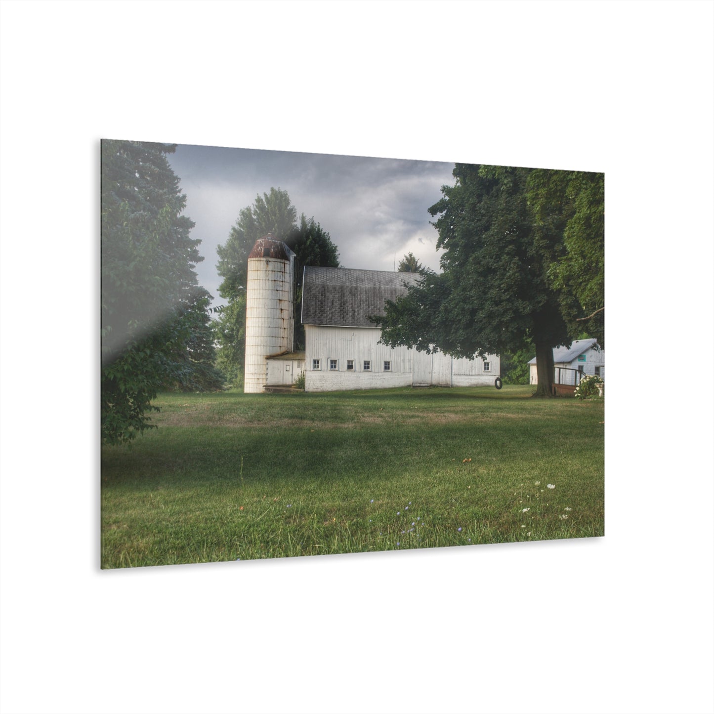 U R There Photography Marathon Road White Rustic Farmhouse Acrylic Wall Print