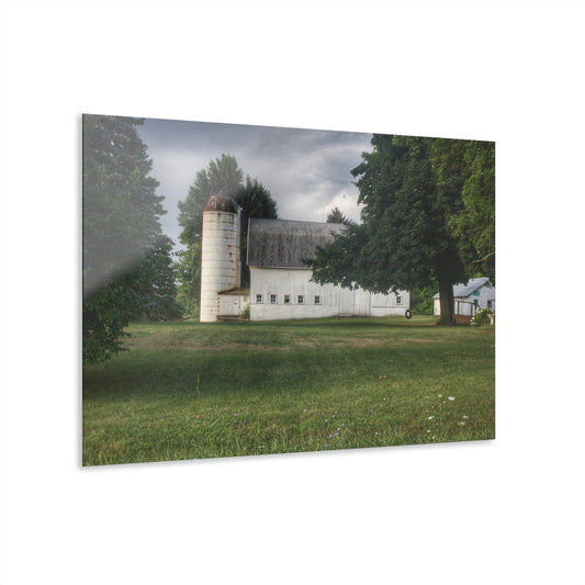 U R There Photography Marathon Road White Rustic Farmhouse Acrylic Wall Print