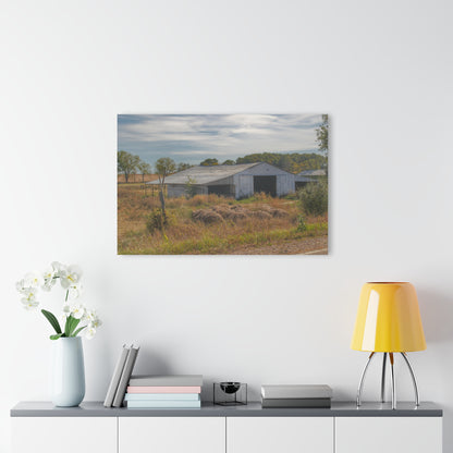 U R There Photography Hurds Corner Road Grey Shack Rustic Farmhouse Acrylic Wall Print