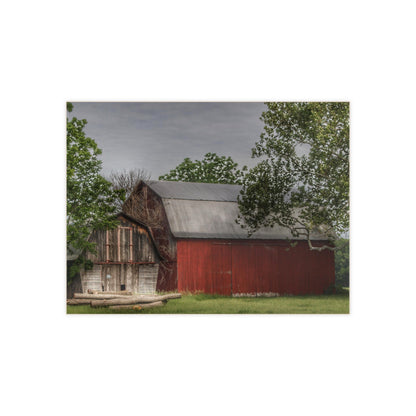 U R There Photography Barkley Road Buddies Rustic Farmhouse Decorative Ceramic Tile 6" × 8" Glossy
