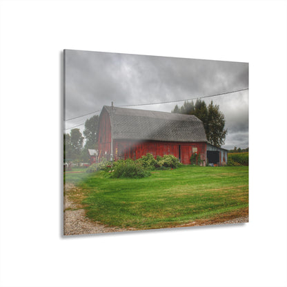 U R There Photography Country Red Rustic Farmhouse Acrylic Wall Print