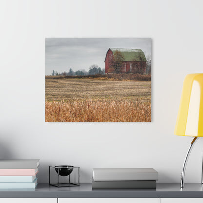 U R There Photography Bowers Road Red IV Rustic Farmhouse Acrylic Wall Print