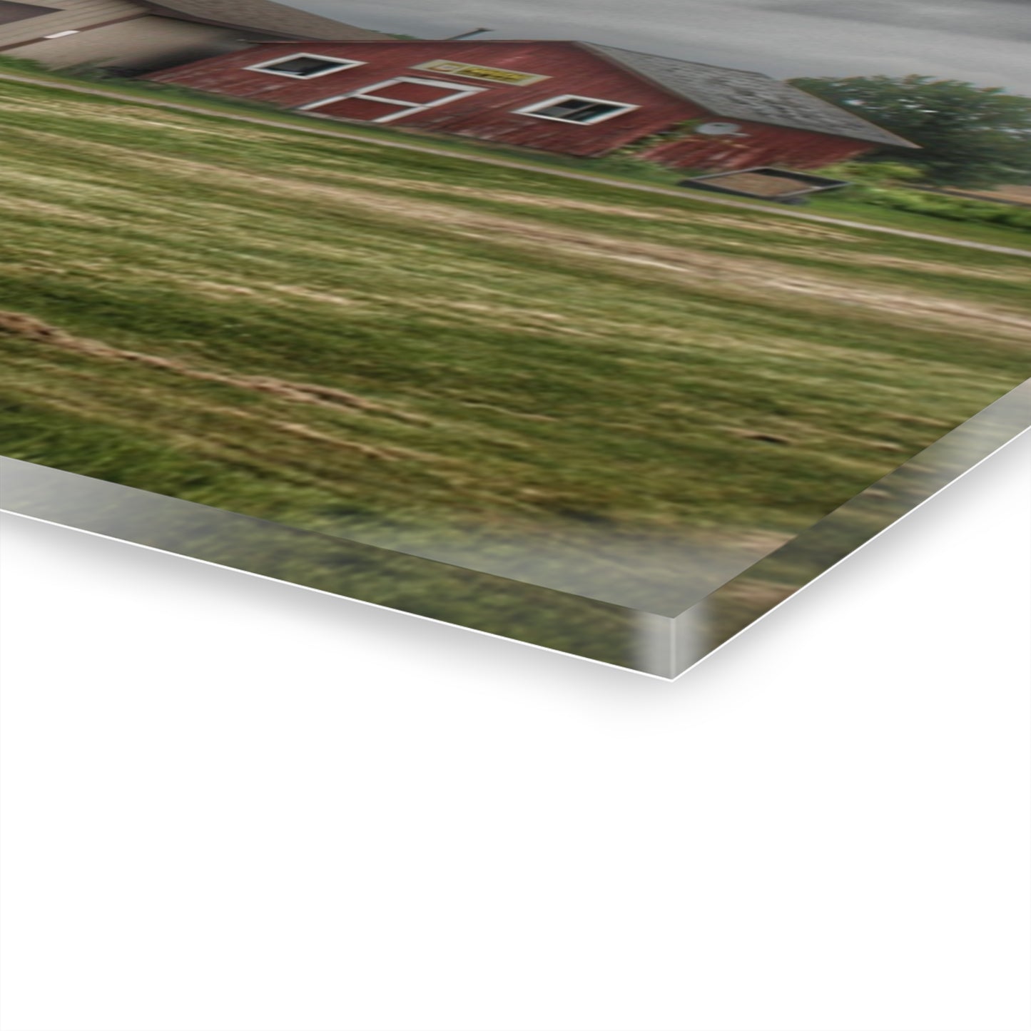 U R There Photography M-24 Country Bench Barn Rustic Farmhouse Acrylic Wall Print