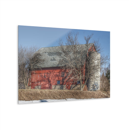U R There Photography Van Dyke Red II Rustic Farmhouse Acrylic Wall Print