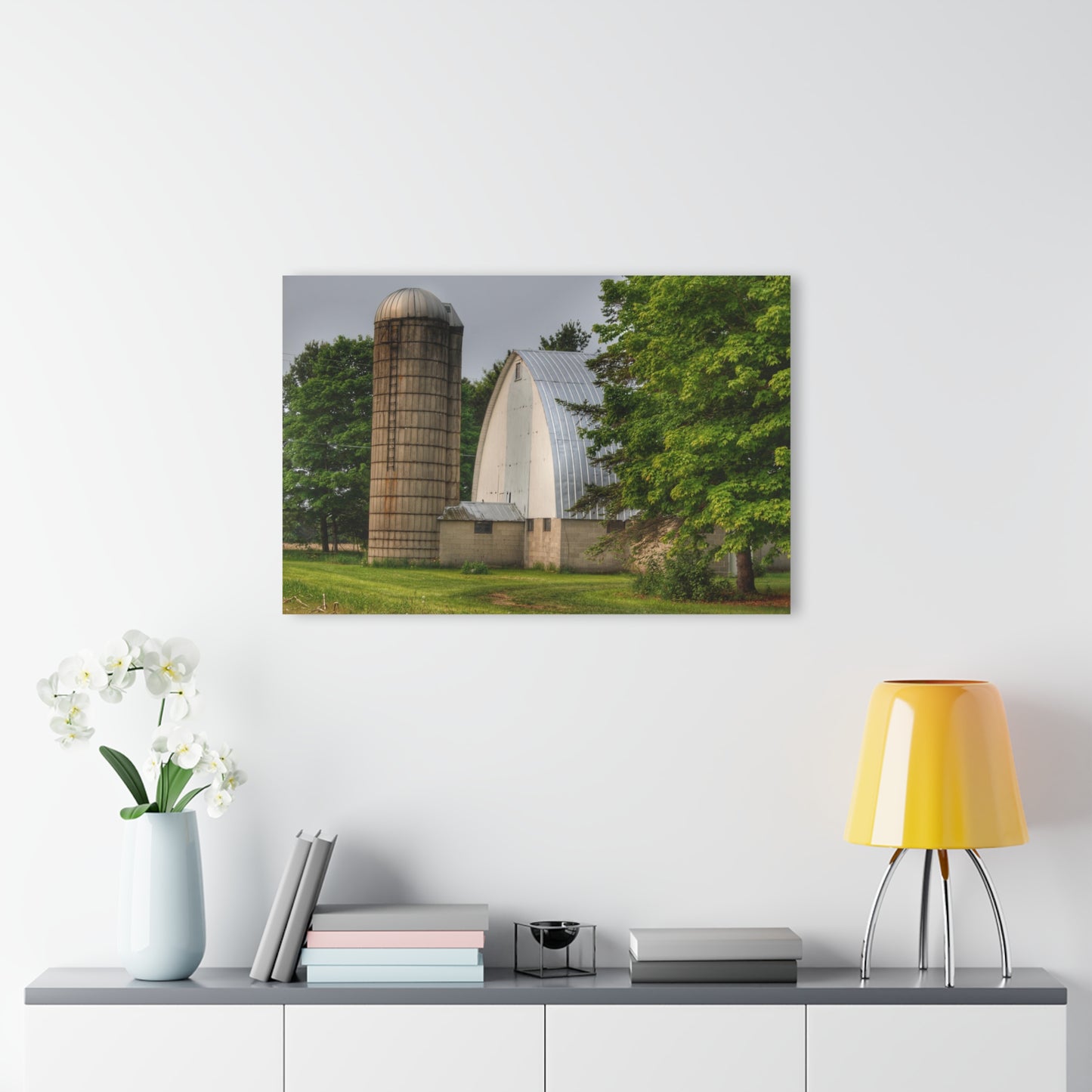U R There Photography Carpenter Road White I Rustic Farmhouse Acrylic Wall Print