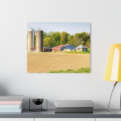 Barn Boutique Modern Farmhouse Acrylic Wall Print| Deckerville Rusted Blue Shack