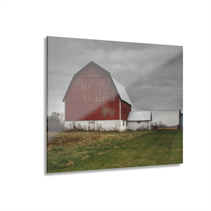 U R There Photography Mills Road Red I Rustic Farmhouse Acrylic Wall Print