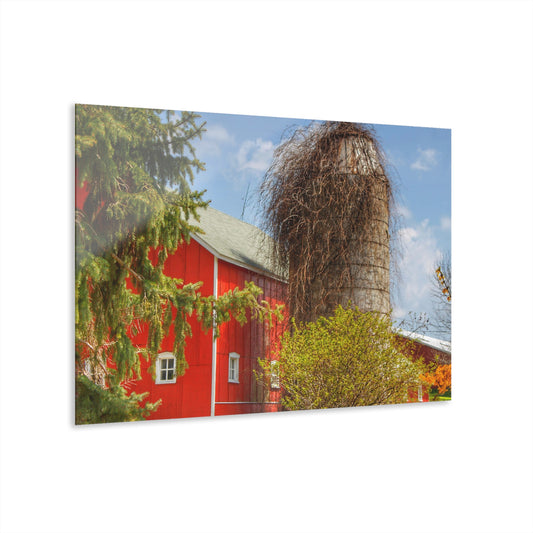 U R There Photography Delano Silo Rustic Farmhouse Acrylic Wall Print