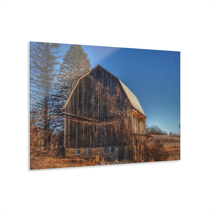 U R There Photography Newark Road Brown Beauty Rustic Farmhouse Acrylic Wall Print