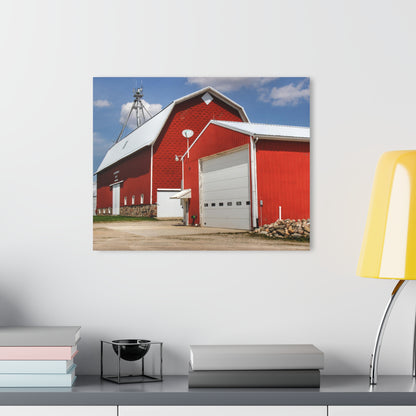 U R There Photography Darbee Red Rustic Farmhouse Acrylic Wall Print