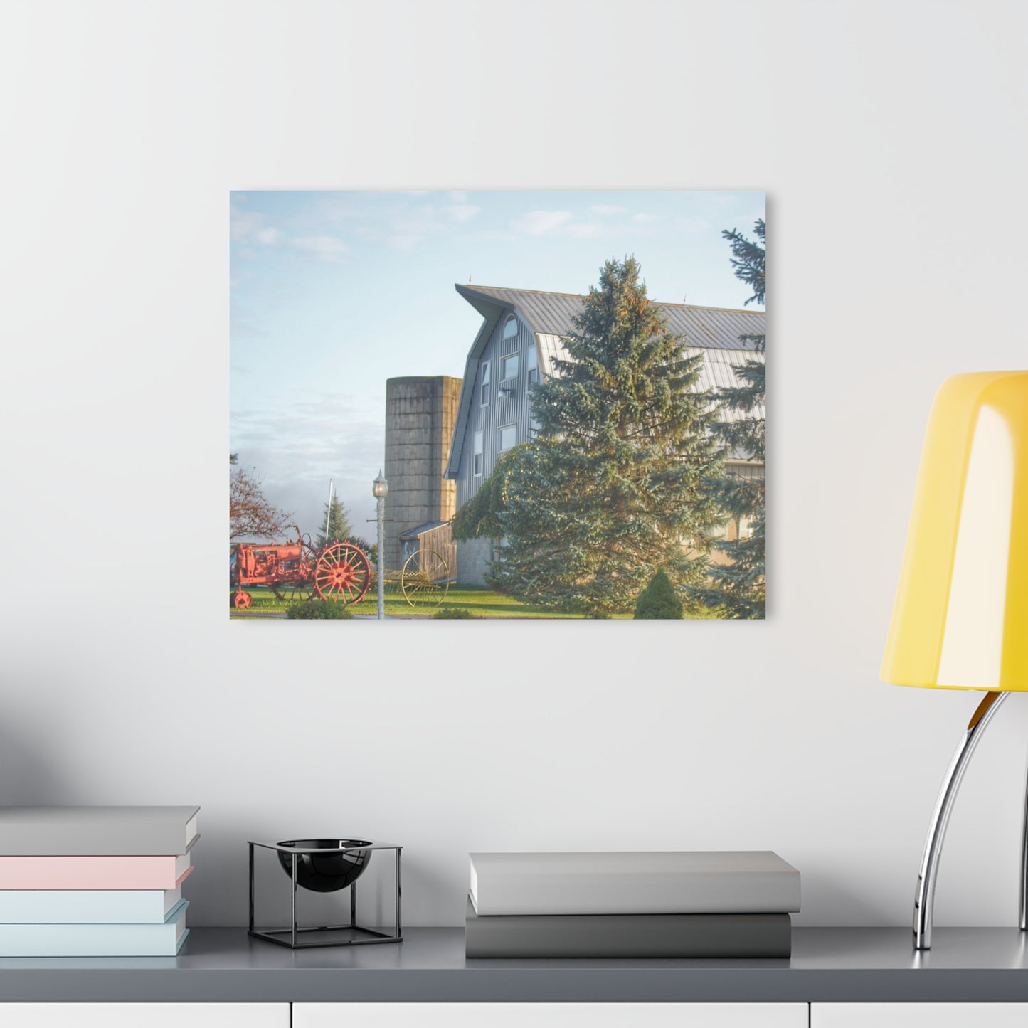 U R There Photography Peppermill Grey Rustic Farmhouse Acrylic Wall Print