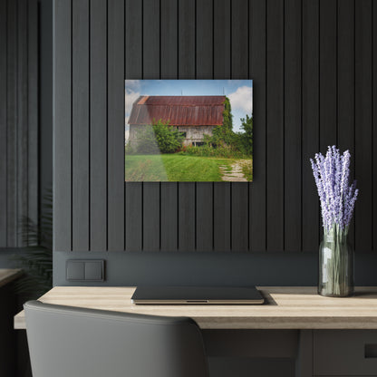 U R There Photography Grey Road Rusted I Rustic Farmhouse Acrylic Wall Print