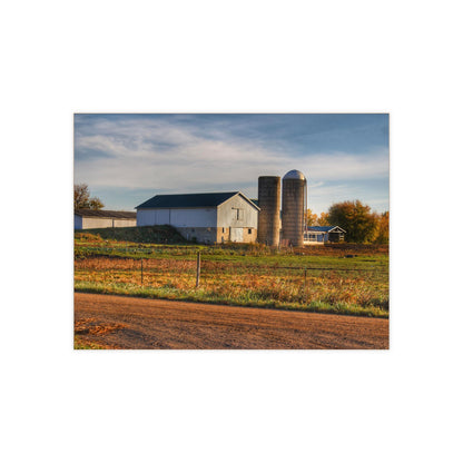 U R There Photography Cade Road White Rustic Farmhouse Decorative Ceramic Tile