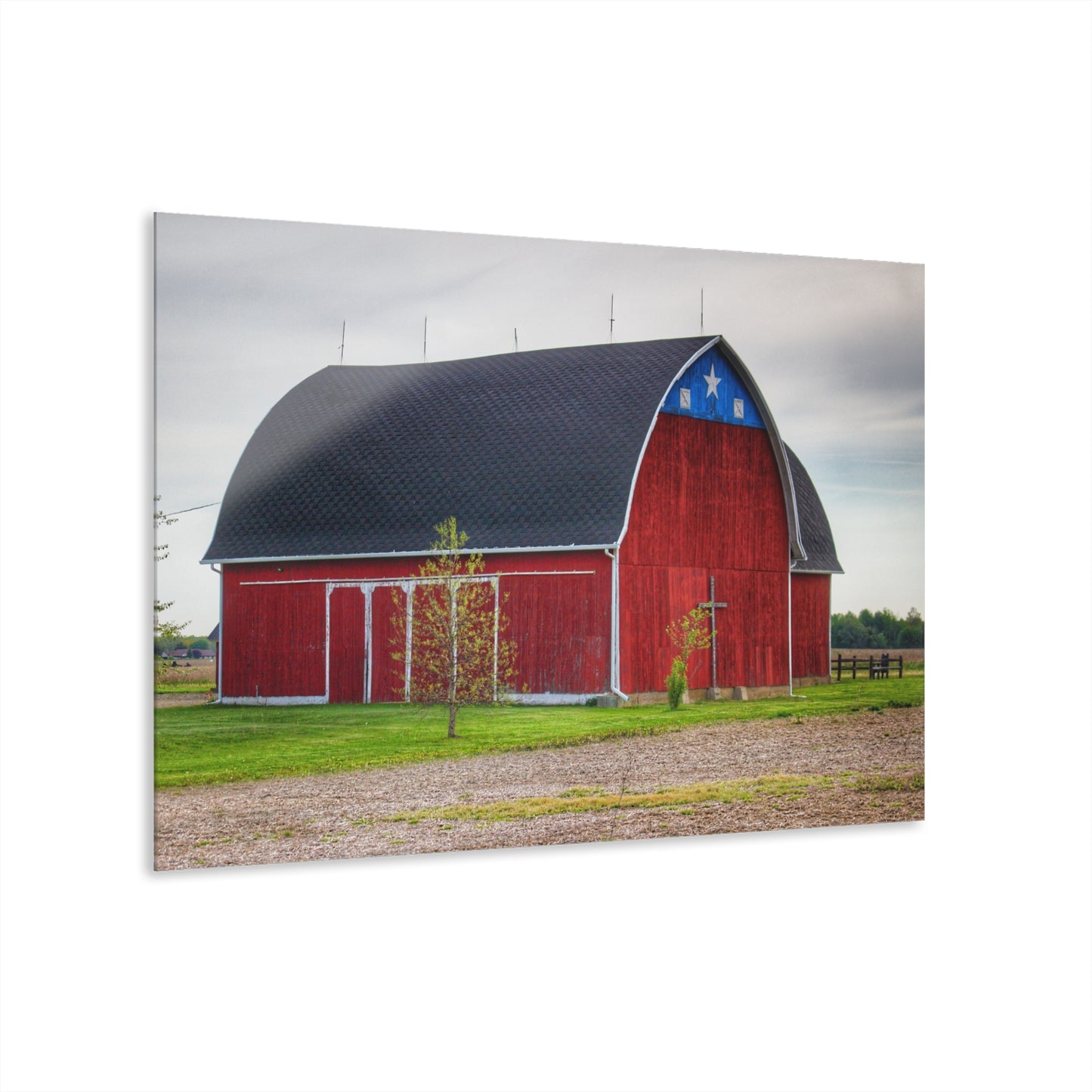 U R There Photography M-24 Star Barn Rustic Farmhouse Acrylic Wall Print