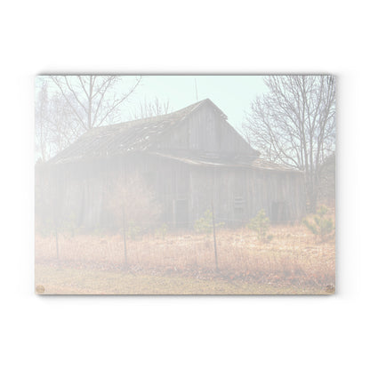 Barn Boutique Rustic Tempered-Glass Cutting Board| Leix Road Forgotten Grey I