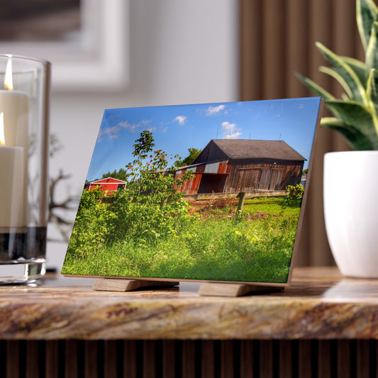 U R There Photography Beyond the Fence on Hunters Creek Rustic Farmhouse Decorative Ceramic Tile