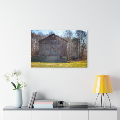 U R There Photography M-15 Red Rustic Farmhouse Acrylic Wall Print