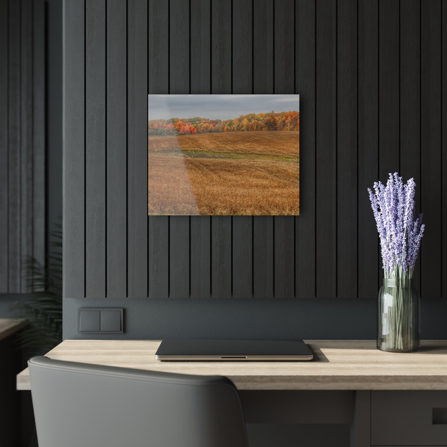 U R There Photography Colors of Fall on Lippincott Road Rustic Farmhouse Acrylic Wall Print
