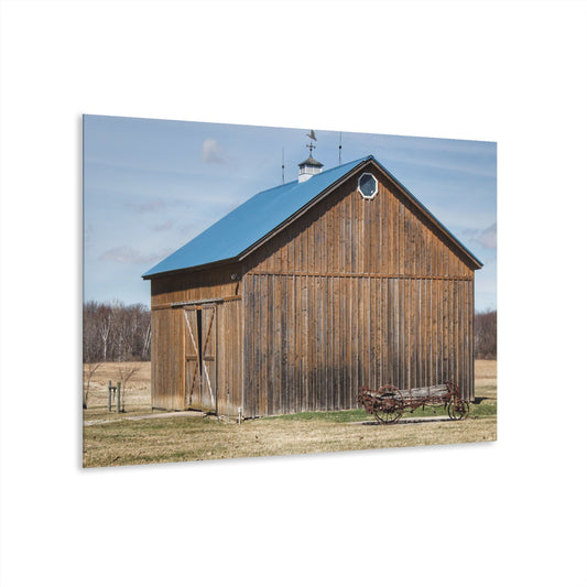 U R There Photography Barn and Buggy Rustic Farmhouse Acrylic Wall Print