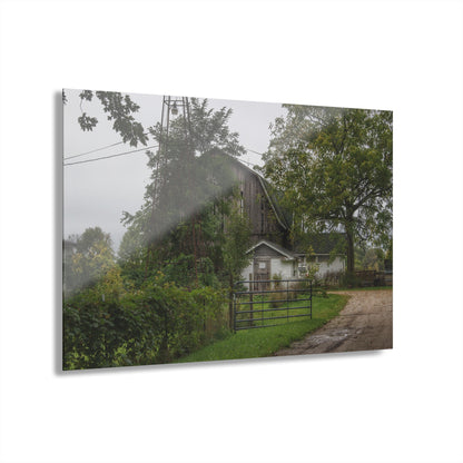U R There Photography Noble Road Hidden Grey Rustic Farmhouse Acrylic Wall Print