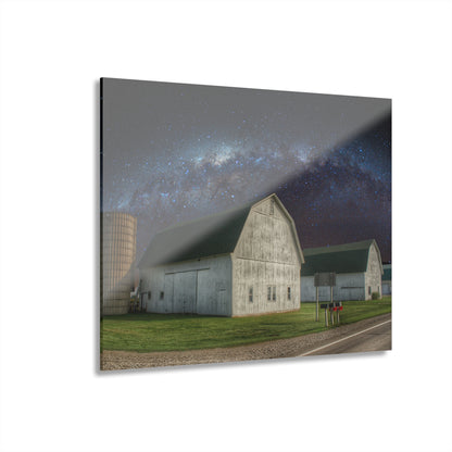 U R There Photography Under the Milky Way Rustic Farmhouse Acrylic Wall Print