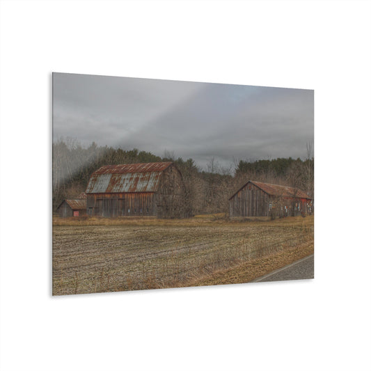 U R There Photography Barnes of Arbela III Rustic Farmhouse Acrylic Wall Print