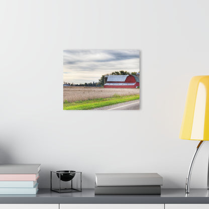 U R There Photography Brown City Red II Rustic Farmhouse Acrylic Wall Print