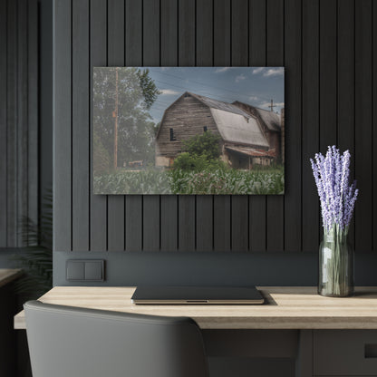 U R There Photography Murphy Lake Road Grey lI Rustic Farmhouse Acrylic Wall Print