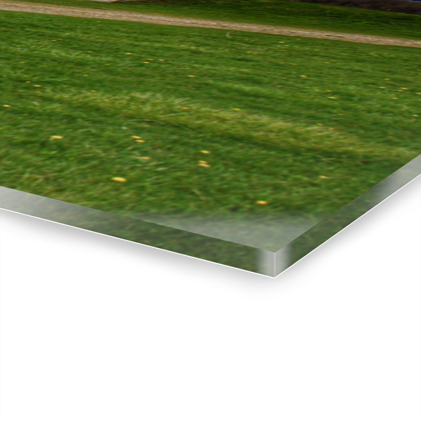 U R There Photography Fostoria Red in the Moonlight Rustic Farmhouse Acrylic Wall Print