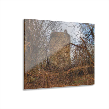 U R There Photography Hidden Silo of Fostoria Rustic Farmhouse Acrylic Wall Print