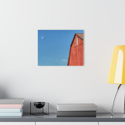 U R There Photography Fargo Road Red II Rustic Farmhouse Acrylic Wall Print