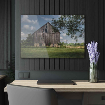 U R There Photography Bohms Road Grey I Rustic Farmhouse Acrylic Wall Print