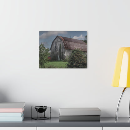 U R There Photography Columbiaville Grey Rustic Farmhouse Acrylic Wall Print