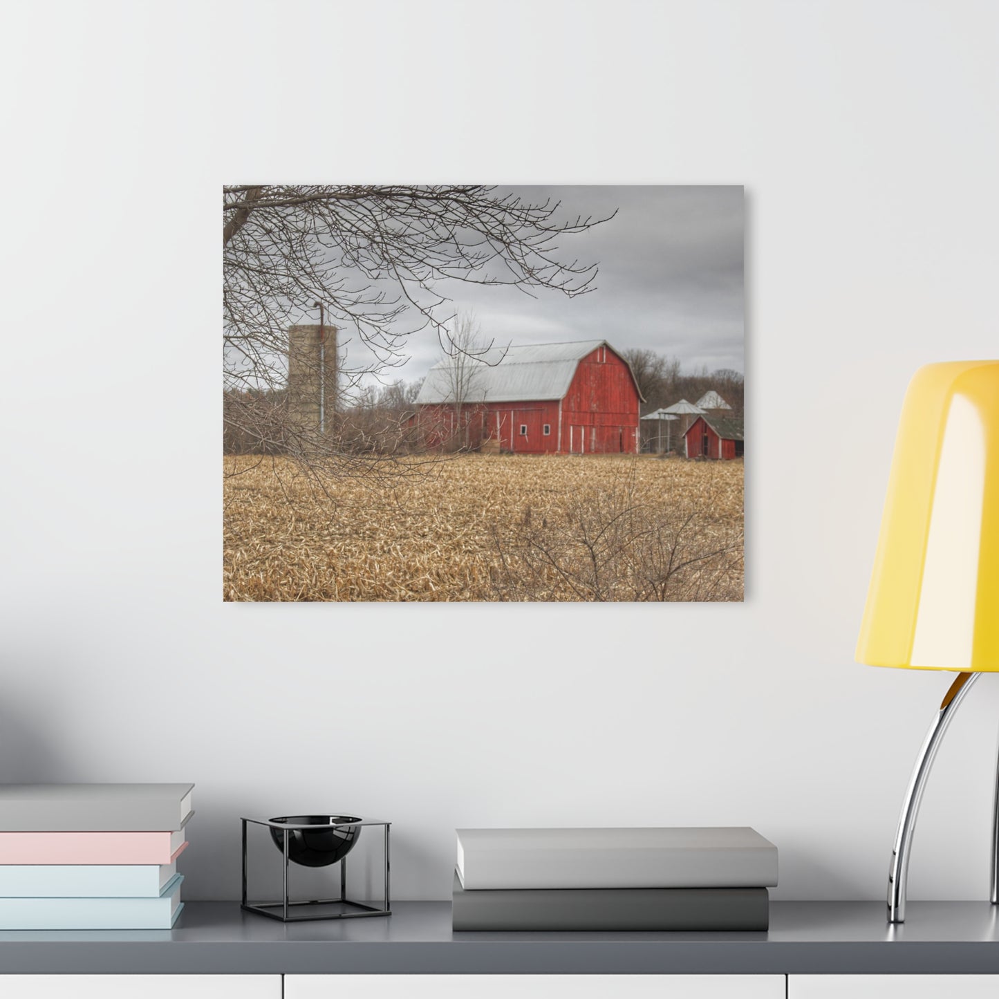 U R There Photography Barnes of Arbela I Rustic Farmhouse Acrylic Wall Print