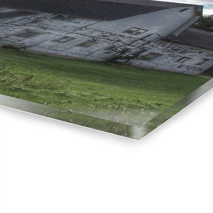 U R There Photography Metamora M-24 White Rustic Farmhouse Acrylic Wall Print