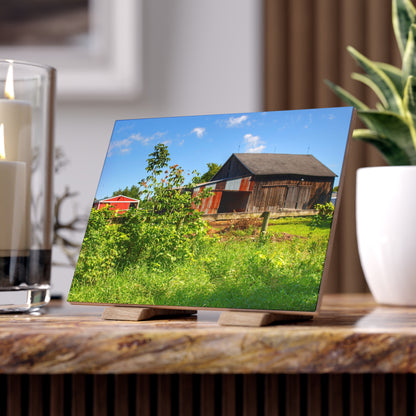 U R There Photography Beyond the Fence on Hunters Creek Rustic Farmhouse Decorative Ceramic Tile