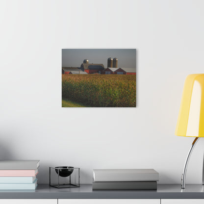 U R There Photography Slattery Road Farm and Cornfield II Rustic Farmhouse Acrylic Wall Print