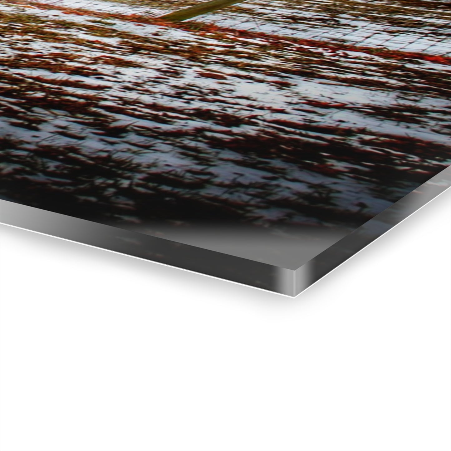 U R There Photography LeValley Road Red and Silo Rustic Farmhouse Acrylic Wall Print